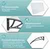 LZQ 300 x 100cm Vordach Türdach Pultbogenvordach Produktbild-Vorschau 4