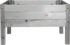 A wooden raised garden bed on a white background. Produktbild-Vorschau