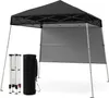 A pop-up canopy tent with a side wall, shown with its folded frame and carrying bag. Náhled obrázku produktu