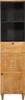 Badezimmerschrank Hellbraun 38 x 33 x 160 cm Holzwerkstoff Produktbild-Vorschau 3