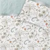 Estella Bio Mako Satin Bettwäsche 135x200 Leia azur Blüten Produktbild-Vorschau 4