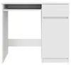 vidaXL Stôl biely 86x49x76 cm materiál na báze dreva Náhľad obrázku produktu 6