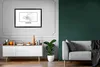 MuchoWow® Gerahmtes Poster Schwarz und weiß - Deutschland - Produktbild-Vorschau 8