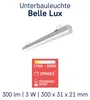 Illuminazione a specchio LED a batteria Belle-Lux 3W Anteprima dell’immagine prodotto 2