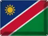 vianmo Blechschild 30x40 cm Namibia Flagge Fahne Wappen Produktbild-Vorschau 1