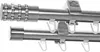 Innenlauf Gardinenstange Ø20mm Metall Edelstahl Look Produktbild-Vorschau 1