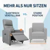Fernsehsessel Elektrisch Grau mit liegefunktion, Produktbild-Vorschau 13