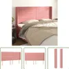 The Living Store Kopfteil mit Ohren Rosa 163x16x118/128 cm Produktbild-Vorschau 1