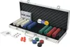 Poker Set mit 500 Chips Aluminium , Kartenspiele Design Produktbild-Vorschau 2