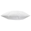A white pillow shown from the side against a white background. Produktbild-Vorschau