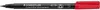 A red and black Staedtler Lumocolor permanent marker is shown against a white background. Produktbild-Vorschau