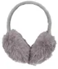 McBurn kuschelige Earmuffs Ohrenschützer aus Webpelz-Imitat in grau