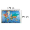 Exacompta 10x Sous-main rigide PVC Monde 37,5x57,5 cm Voir les images du produit 3