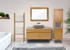 Teak-Wandspiegel HWC-M75, Badspiegel, Holzrahmen, Produktbild-Vorschau 9