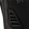A close-up view of a black motorcycle boot, highlighting a ventilation detail. Podgląd zdjęcia produktu