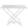 A white foldable laundry drying rack is shown against a white background. Produktbild-Vorschau