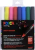 POSCA PC-1MR, Černá, Modrá, Zelená, Růžová, Červená, Náhled obrázku produktu 4