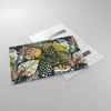 Bilder auf glas - Einteilig - Blätter modern bunt - Produktbild-Vorschau 2