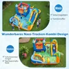 COSTWAY Nafukovací hrad pro děti, vodní park s tobogánem, Náhled obrázku produktu 4