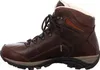 A side view of a brown leather hiking boot. Voir les images du produit