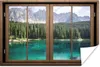 MuchoWow® Poster Aussicht - Baum - See 120x80 cm - Bilder Produktbild-Vorschau 1