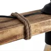 Hängelampe Metall E27 H: max. 85 cm geflammtes Holz Schwarz Produktbild-Vorschau 7