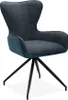 finori Blake 70A Stuhl, 2er-Set, Cord dunkelblau + Stoff Produktbild-Vorschau 1