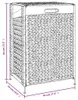vidaXL Kôš na bielizeň 44x34x64 cm Vodný hyacint Náhľad obrázku produktu 7