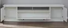 An open white storage cabinet with visible shelves and doors. Produktbild-Vorschau