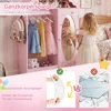 Armoire pour enfants COSTWAY en forme de maison, penderie Voir les images du produit 7
