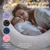 Oreiller ELONEO pour dormir sur le côté avec housse, Voir les images du produit 6