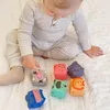 WOOPIE BABY Senzorické Kostky Zvířátka Skládačka na Mačkání Náhled obrázku produktu 16