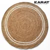 Tappeto in iuta Mumbai Round Tessuto a mano in fibre Anteprima dell’immagine prodotto 6