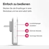 AVANTEK Funk-Türklingel mit 2 Empfängern - Weiß - Produktbild-Vorschau 4
