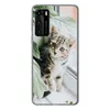 MuchoWow® Handyhülle Schutzhülle Hülle für Huawei P40 Katze Produktbild-Vorschau 1