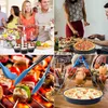 A collage of four images showing people enjoying food and cooking, with a focus on kitchenware and food preparation. Voir les images du produit