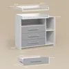 Fasciatoio Livinity Torino Bianco/Grigio con cassetti, Anteprima dell’immagine prodotto 3