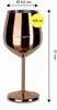 Juego de 6 copas de vino de acero inoxidable de la marca Vista previa de la imagen del producto 8