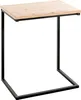HAKU Beistelltisch Eiche hell, schwarz  - MDF, Metall, Produktbild-Vorschau 1
