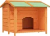 Cuccia per cani marrone 96x87x80,5 cm in legno di pino Anteprima dell’immagine prodotto 1