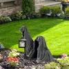Halloweenský duch s lucernou, realistická socha ducha ze Náhled obrázku produktu 5