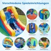 COSTWAY Nafukovací hrad pro děti, vodní park s tobogánem, Náhled obrázku produktu 5