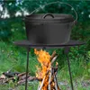 XINZI BBQ liatinová grilovacia doska, okrúhla, Ø 45 cm, Náhľad obrázku produktu 9
