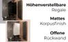Badschrank Schwarz B: 60 cm H: 120 cm T: 34 cm Produktbild-Vorschau 7