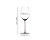 Riedel FATTO A MANO CHAMPAGNE WINE GLASS PINK 1 Stück Podgląd zdjęcia produktu 2