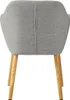 home24 Armlehnenstuhl - Textil / Massivholz Produktbild-Vorschau 6