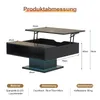 Radelldar Couchtisch höhenverstellbar mit LED Beleuchtung, Produktbild-Vorschau 2