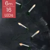 Klassische LED-Kerzenlichter - 16 Lichter - 6m Produktbild-Vorschau 1