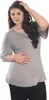 Damen Tunika T-Shirt mit 3/4 Ärmeln, Rundhalsausschnitt – Produktbild-Vorschau 2