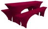 Beautissu Edles Stretchhussen Set 3tlg. Victoria, 220x50cm, Produktbild-Vorschau 1